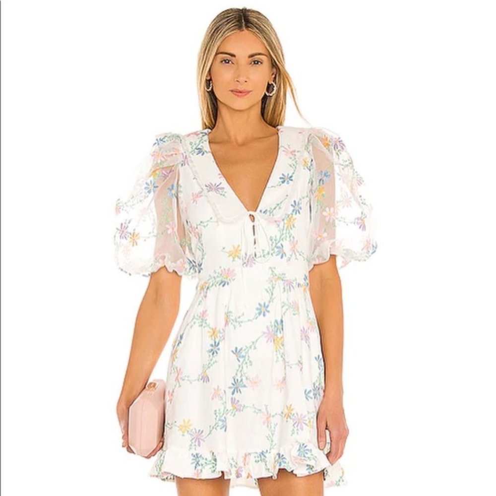 For Love & Lemons Majorie Mini Dress